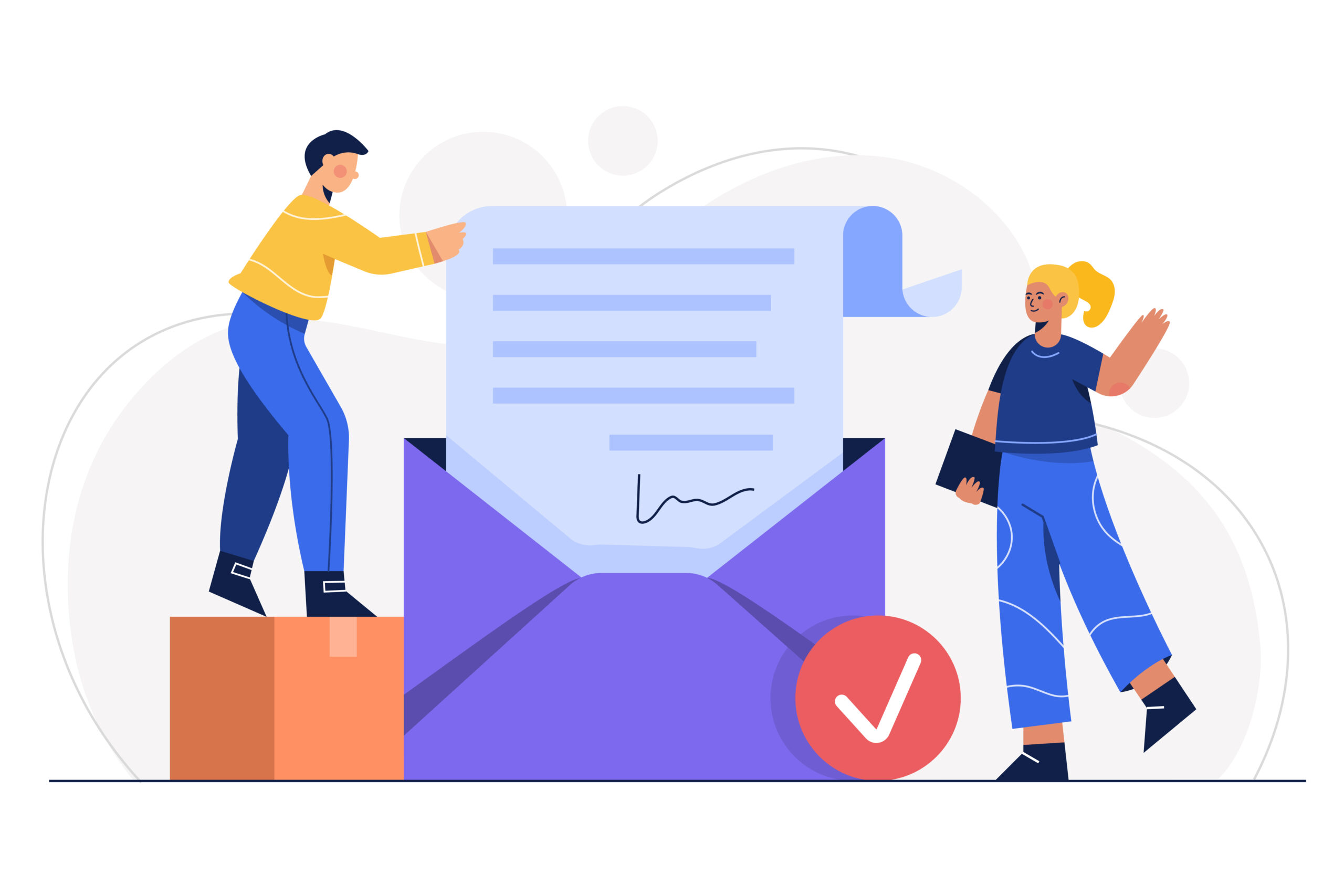 vector illustration e mail protection concept. e mail envelope